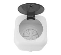 RiToEasysports Mini Machine à Laver Compacte avec Affichage Numérique, 3 Niveaux de Synchronisation pour les Vêtements Délicats dans les Petits Espaces et les Hôtels (WHITE)