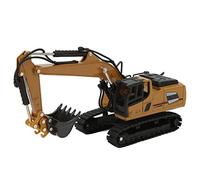 RiToEasysports Mini Pelle Mécanique, Modèle Réaliste ABS Robuste Véhicule de Construction Miniature en Alliage pour Enfants Adultes Jeu Éducatif Collection Décoration