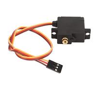 RiToEasysports Mini Servo RC, Servo Numérique à Engrenages Métalliques de Haute Précision 17 G avec Engrenages Métalliques Super Résistants et Accessoires D'installation, pour Avions RC,