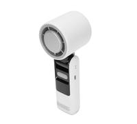 RiToEasysports Mini Ventilateur Portable de Refroidissement par Glace avec un Affichage Numérique LED Réglable à 100 Vitesses pour le Camping Home Office (WHITE)