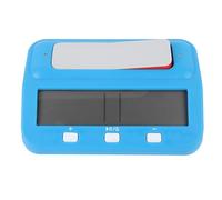 RiToEasysports Minuterie D'échecs, Timer de Jeu D'échecs électronique aux échecs avec Récompense Retard Time Alarm Memory Fonction LCD Affichage pour Le Concours D'entraînement des Tournois (Blue)