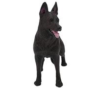 RiToEasysports Modèle de Chien de Berger Allemand, Figurine de Chien de Berger Allemand Hautement Simulée Ornement de Jouet d'animal Vif pour Les Ordinateurs de Bureau Jouet éducatif(884)