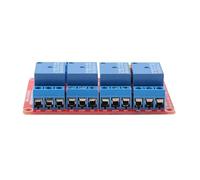 RiToEasysports Module de Relais Optocoupleur 4 Canaux, Carte de Commande de Relais 5 V/12 V/24 V avec Déclencheur de Niveau Haut et Bas, Conception Tolérante aux Pannes pour les Projets de Bricolage