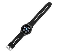 RiToEasysports Montre Connectée de Sport G6, en Alliage de Zinc plaqué sous Vide, Surveillance du Corps, Suivi de la Forme Physique, écran Tactile, pour la Course, la Marche, la Natation (Black)