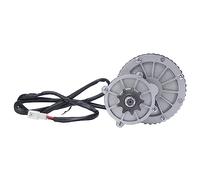 RiToEasysports Moteur à Brosse CC, Moteur à Brosse électrique de Réduction D'engrenage en Métal 450 W 24 V pour Chaînes 410 et Chaîne de Vélo Standard