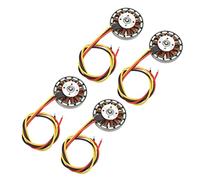 RiToEasysports Moteur sans Balais 5010 360KV, Roulements à Billes Blindés de qualité Supérieure avec Stator Recouvert de Résine époxy pour Quadricoptère D'avion Multi-axes RC, 4 Pièces
