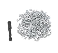 RiToEasysports Motorcycle Tire Anti Slip Tikes, 100pcs 4x9mm en Acier en Carbure de Vis de Pneus Stumes de Pneus avec Outil D'installation pour Motoneige du VTT SUV Snow