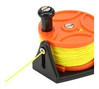 RiToEasysports Moulinet de Plongée sous-Marine, Moulinet de Plongée sous-Marine avec Bouchon de Pouce pour la en Apnée en Apnée 46 M Fil Jaune (Roue Jaune)