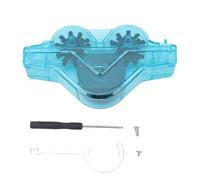 RiToEasysports Nettoyer de Chaîne de Vélos, Road Bicycle Drivetrain Chain Cleaner PC Multi Fonctionnels Rotation Nettaiting Brosses pour les Vélos Pliants de la Route Mountain (BLUE)