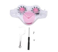 RiToEasysports Nettoyer de Chaîne de Vélos, Road Bicycle Drivetrain Chain Cleaner PC Multi Fonctionnels Rotation Nettaiting Brosses pour les Vélos Pliants de la Route Mountain (PINK)