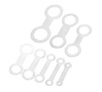 RiToEasysports Outil de Nivellement de Tampon de Saxophone, Ensemble D'entretien D'instruments à Vent en Métal de 8 Pièces pour Clarinette de Flûte, avec (SILVER)