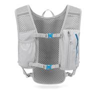 RiToEasysports Pack de Jogging Sac à Dos de Sac à Dos 5L Léger avec des Bandes Réfléchissantes Respirantes étanche pour la Randonnée Sportive Extérieure (Gris Clair et Bleu)