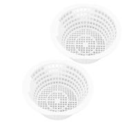 RiToEasysports Panier D'écumoire 2 Pièces, Conception Durable pour Une élimination Efficace des Débris dans Les Piscines et Les Spas, Plastique Haute Résistance, Taille 15,7x15x7cm