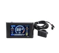RiToEasysports Panneau D'affichage pour Vélo électrique, écran LCD Universel 24 V 36 V 48 V pour Scooter, avec Contrôleur de Protocole N0.2 pour Guidon de 22,2 Mm (0,9 po).