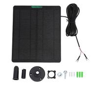 RiToEasysports Panneau Solaire, Chargeur de Panneau Solaire 10 W pour Sonnette Vidéo Ring 4 3 Plus Panneaux Solaires Portables avec Silicium Monocristallin ETFE IP66 pour Caméra Extérieure Maison