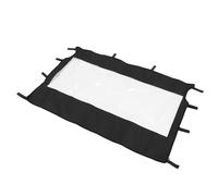 RiToEasysports Pare-brise Arrière Souple pour UTV Rhino 450 660 700, Pare-brise Arrière Transparent en PVC avec Installation Facile, Conception Durable de Réduction de la Poussière pour les Modèles