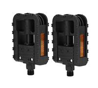 RiToEasysports Pédales de Vélo, Pédales à Plate-Forme de Conception Automatique avec Réflecteurs Avant et Arrière Adaptées à la Plupart des Vélos de Route de Montagne