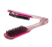 RiToEasysports Peigne de Litre à Double Face à Double Face avec Fonction Résistante à Haute Température pour les Cheveux Lisser la Pince à Serrage pour Hommes et Femmes Abs, Aluminium, Brosses Cheveux