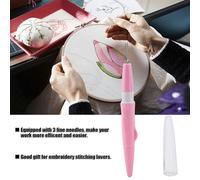 RiToEasysports Penser les Aiguilles Brodées Coundre Confortable pour la Décoration D'oreillers Artisanaux de Bricolage en Matériau pour les Amoureux des Amoureux (PINK)