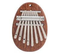 RiToEasysports Piano à Pouce, Mini Kalimba Portable à 8 Touches en Acajou avec Pendentifs Exquis pour Enfants et Amis