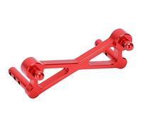 RiToEasysports Pilier de Coque Avant de Voiture RC, Pièce de Mise à Niveau Légère et Durable en Alliage D'aluminium pour Voitures Axiales SCX24 C10 1/24 RC, avec Boucle en Forme de R et Vis (Rouge)