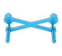 RiToEasysports Pilier de Coque Avant de Voiture RC, Pièce de Mise à Niveau Légère et Durable en Alliage D'aluminium pour Voitures Axiales SCX24 C10 1/24 RC, avec Boucle en Forme de R et Vis (Blue)