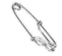 RiToEasysports Pinces à Thon de Pêche, 15 Pièces Pinces à Pression Longue Ligne Pinces à Thon en Acier Inoxydable Facile à Mettre sur Les Cintres de Branche à la Palangre Accessoire de Pêche à