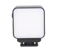 RiToEasysports Poche d'éclairage Réglable 3 Lumière Selfie de la Caméra, 16 Perles à LED, 3 Températures de Couleur, Batterie Durable, compatibilité Polyvalente, Conception Portable, Fixation (Black)