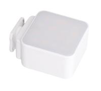 RiToEasysports Poche d'éclairage Réglable 3 Lumière Selfie de la Caméra, 16 Perles à LED, 3 Températures de Couleur, Batterie Durable, compatibilité Polyvalente, Conception Portable, Fixation (White)