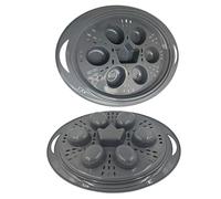 RiToEasysports Pocheuse à œufs pour -ondes, Gadget de Cuisson Rapide en Matériau PP de qualité Supérieure, Pocheuse à 7 Tasses pour TM5 TM31, Parfaite pour le Petit-déjeuner en Famille