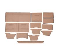 RiToEasysports Pochoir de Sac à Main en Acrylique, Rapport Physique 1:1 pour une Coupe Précise, pour Artisans du Cuir et Débutants, Ensemble de Pochoirs