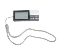 RiToEasysports Podomètre de Marche 3D, Compteur de Pas LCD Numérique ABS avec Capteur 3 Axes, Conception de Poche ou de Clip de Taille, Mode Veille Automatique, Suivi de Pas Simple pour Adultes,