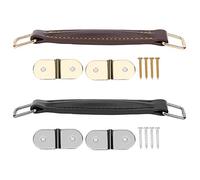 RiToEasysports Poignée d'amplificateur de Guitare, Cuir d'unité Centrale en Acier Interne en Acier, de Sangle de Remplacement, poignée d'ampli, Sangle pour amplificateurs de Guitare,