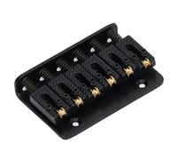 RiToEasysports Pont de queue Hardtail à 6 cordes, Cordillère de pont de guitare de charge supérieure de 65 mm avec hauteur d'intonation réglable et installation, pour le remplacement de Tele