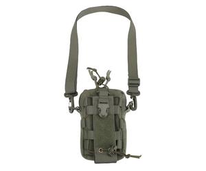 RiToEasysports Porte-Bouteille d'eau, Pochette en Nylon Réglable, Sac de Taille pour Bouteille d'eau, Support pour Téléphone pour Sports de Plein Air et Voyage (Vert OD)