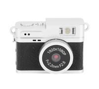 RiToEasysports Porte-clés caméra mini caméra avec collier de chaîne lumière flash enregistreur vidéo HD 1080P pour enfants adultes petit caméscope de voyage portable (Noir)