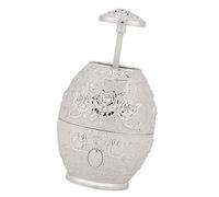 RiToEasysports Porte-Cure-dents à Motif Floral, Coque Robuste en Alliage de Zinc, Distributeur de Cure-dents Facile à Utiliser, et (#2)