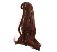 RiToEasysports Poupée Brun Foncé Perruque avec Bouclés Soie Cheveux Longs Haute Température pour BJD Poupée 1/3 BRICOLAGE Vêtements Élément