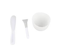 RiToEasysports Pratique 3PCS Masque DIY Masque Set Silicone Masking Bowl Spatula Brush Set pour Faciaux Matériel