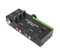 RiToEasysports Préampli Phono, Mini Préamplificateur de Phonographe Stéréo Professionnel pour Tourne-disque (Prise UE)