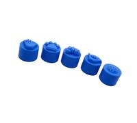 RiToEasysports Racket Butt Cover, Silicone Nonslip Handle End Protector | Ensemble de presse en cinq pièces, protection de la queue avec friction de la poignée, joueurs de badminton, tennis, squash