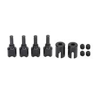 RiToEasysports RC Diff Outdrive Stee, L Système de Transmission de Puissance Efficace Coupe Différentielle RC Stable pour Voitures ARRMA 1/7 1/8 (Noir