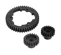 RiToEasysports RC Spur Gear Set, 46T Main Spur Gear M1 18T 20T Pignon RC Accessoire pour Traxxas XO 1 E REVO 2.0 Télécommande Voiture