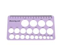 RiToEasysports Rcepg DE Mamelon, Outil DE Mesure DE Règle DE Bride DE Sein Pliable en Silicone Doux pour la PEAU AVEC TIRE-LAIT À BANDE SOUPLE DE 1, 5 M (ROSE (PURPLE)