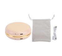 RiToEasysports Réchauffeur de Main, USB à Double Face à Deux Côtés Chauffants Chauffants avec Miroir et 10000mAh Bank Power Bank for Women Men (Brown)