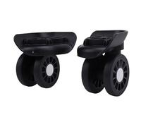 RiToEasysports Remplacement de Roues de Valise, 1 Paire de roulettes de Remplacement de Roues de Bagage avec Vis pour Valises de Chariot à Bagages