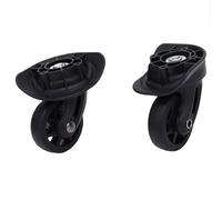 RiToEasysports Remplacement des Roues de Valise, Jeu de roulettes de Bagages Silencieuses avec Vis de pour Kit de Réparation de Valise