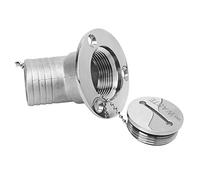 RiToEasysports Remplisseur de Pont de Bateau Remplisseur de Pont de Bateau Marin en Acier Inoxydable 316 avec Capuchon de clé 45 Degrés 1,5 Pouces 38 Mm Poli Miroir pour Pièces de Remplissage de de
