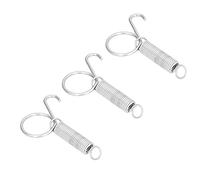 RiToEasysports Ressort de Cage à Lapin, Crochet de Loquet à Ressort en Métal à Haute élasticité pour Fixer la Porte de Cage pour Animaux de Compagnie pour équipement Agricole, Couleur Galvanisée 20