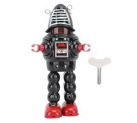 RiToEasysports Robot de Clôture en Métal, Jouet de Figurine de Marche Mécanique, Jouet de Robot en Fer Blanc pour Collection, Anniversaire (Black